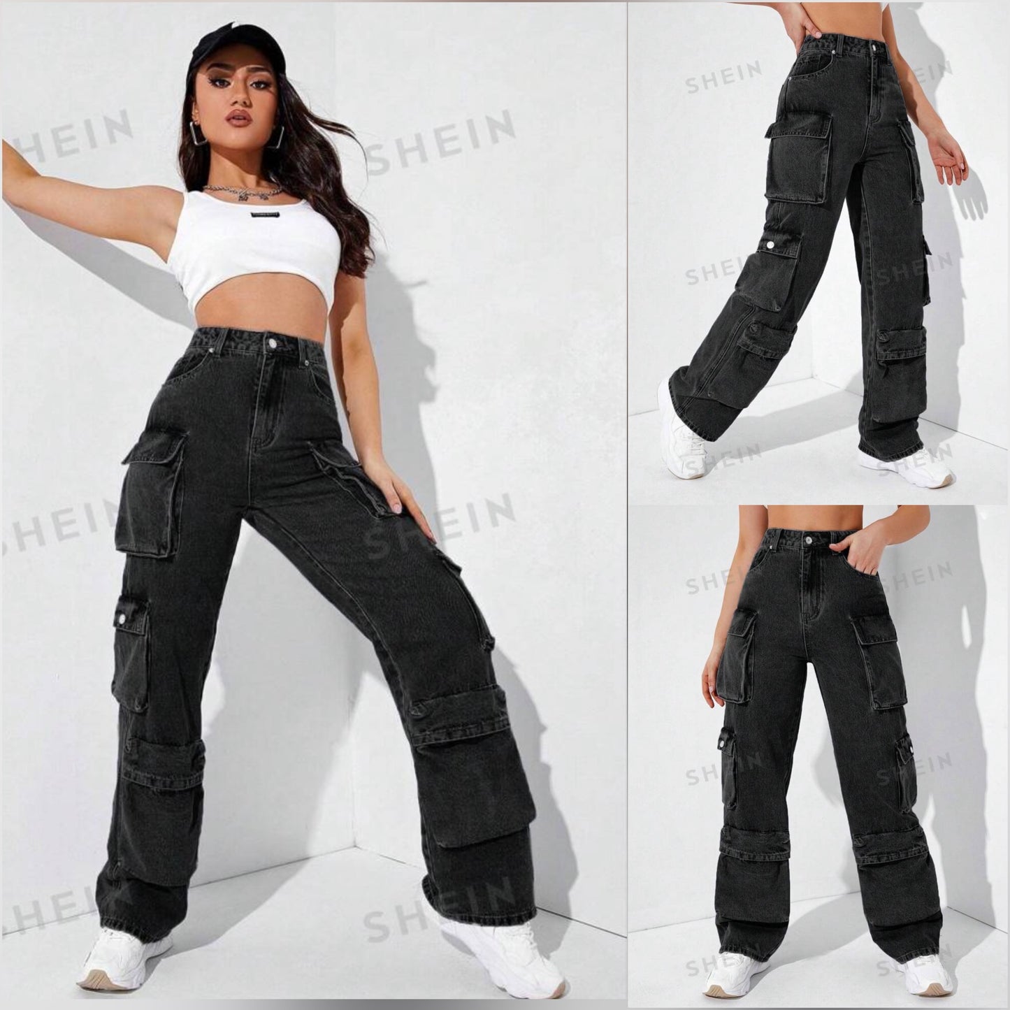 Pantalón cargo jean