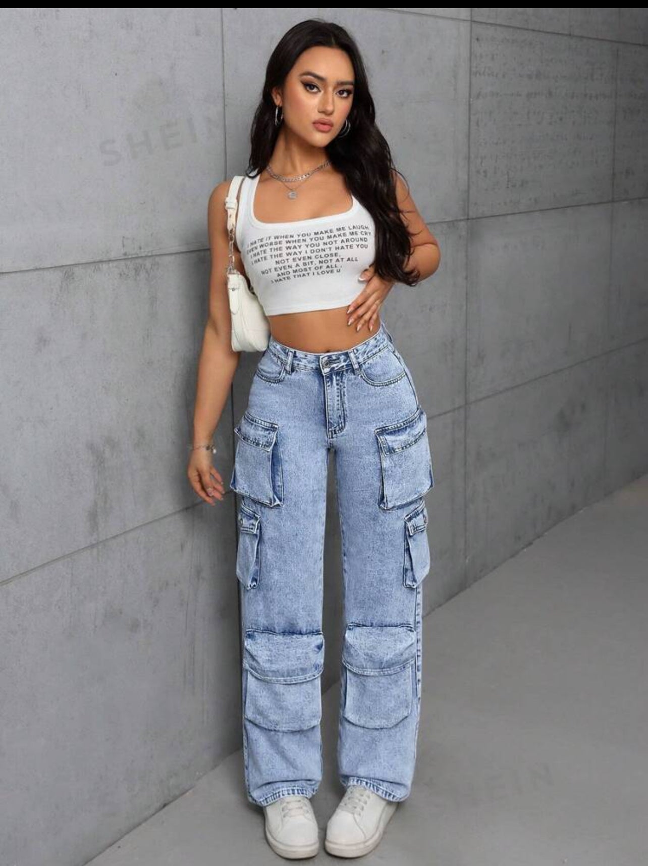 Pantalón cargo jean