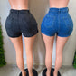Falda pantalones jean cortas