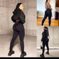 Leggins arruchada en licra premium