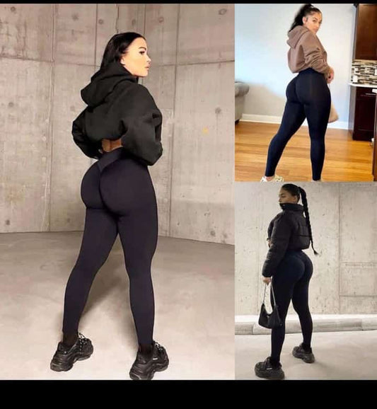 Leggins arruchada en licra premium