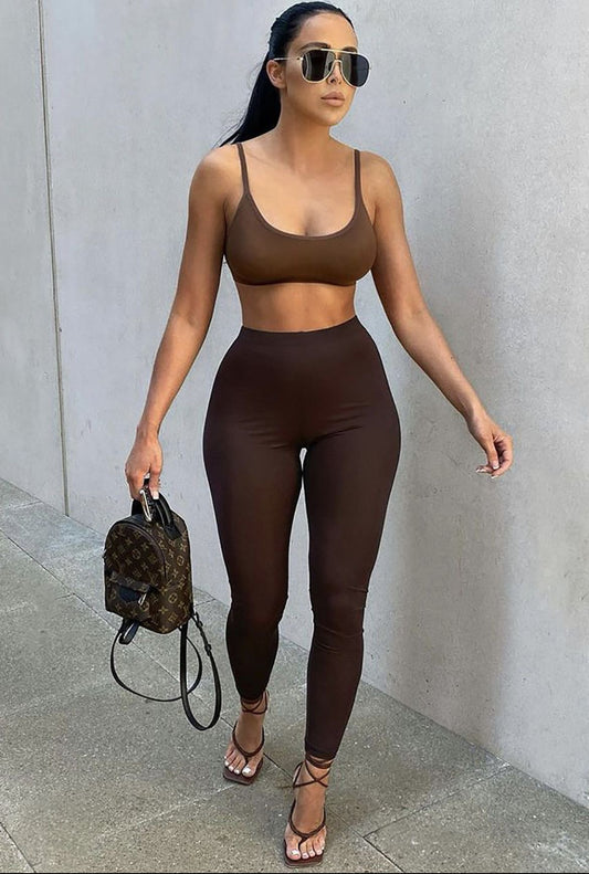 Leggins de algodón larga