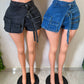 Falda pantalones jean cortas
