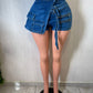 Falda pantalones jean cortas