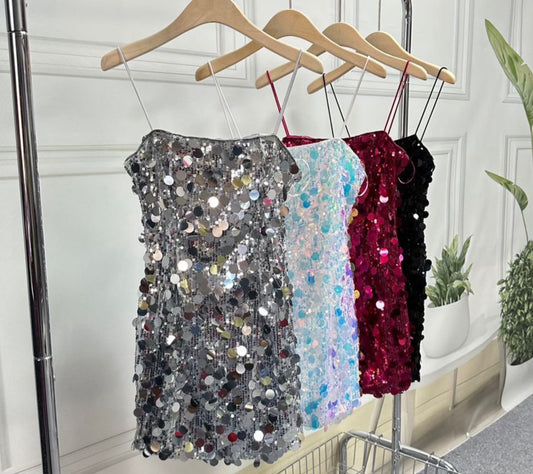 Vestido de fiesta con lentejuela